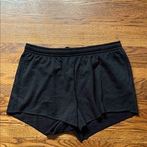 Divided Black sweatshirt material Shorts, XL women never worn